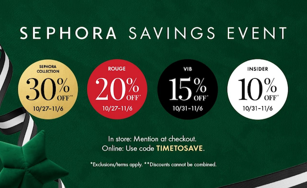 Sephora Fall Savings Top Picks