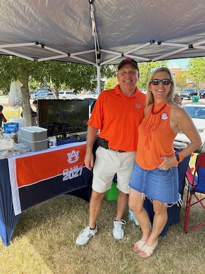 Use generator to tailgate with a TV