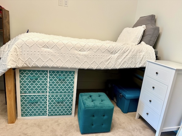 Ottoman For Step Up In Dorm Room