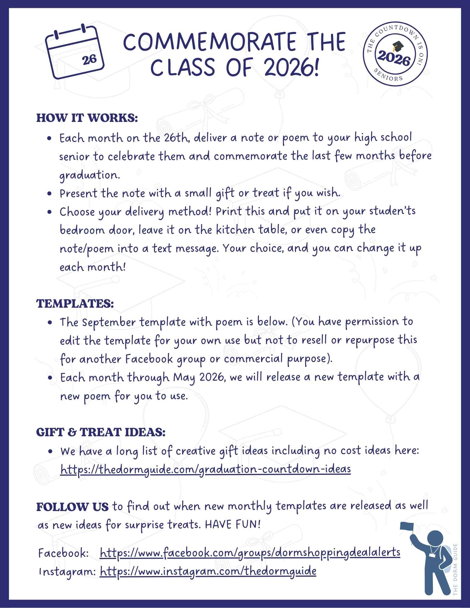 Graduation Countdown Poems 2026