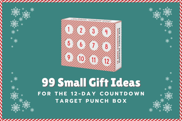 12 Day Countdown Surprise Target Punch Box Advent Ideas