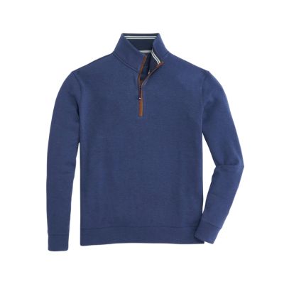 3_4 Zip Sweater in Blue