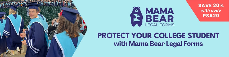 Young adult power of attorney with Mama Bear Legal Forms promo code
