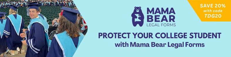 Young adult power of attorney with Mama Bear Legal Forms discount code