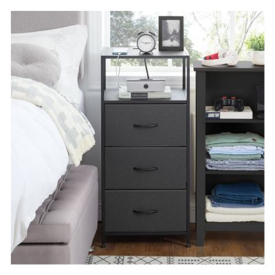 dorm nightstand for raised semi lofted captain height bed